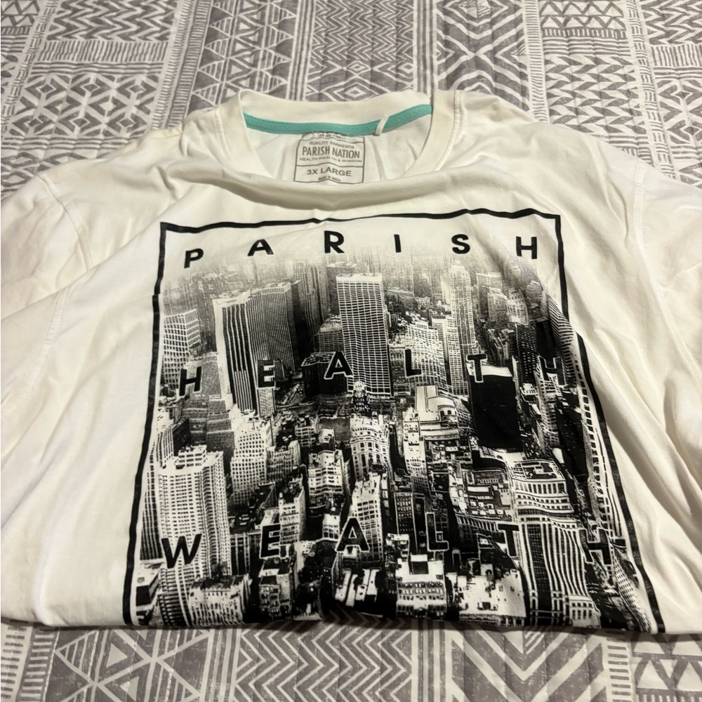 Parish Nation White Graphic Tee